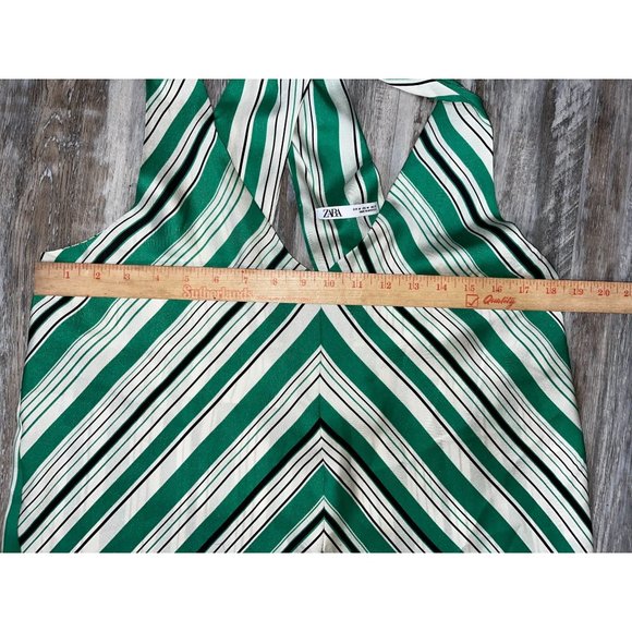 Zara High Low Maxi Skirt and Striped Sleeveless Blouse Both Size Medium NWOT - Picture 7 of 10